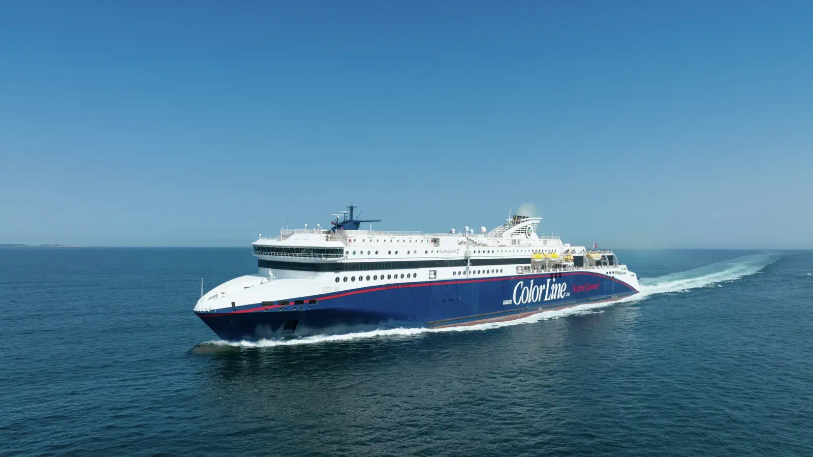 Color Line Prom Superspeed 1 jest używany na trasie Hirtshals-Kristiansand.