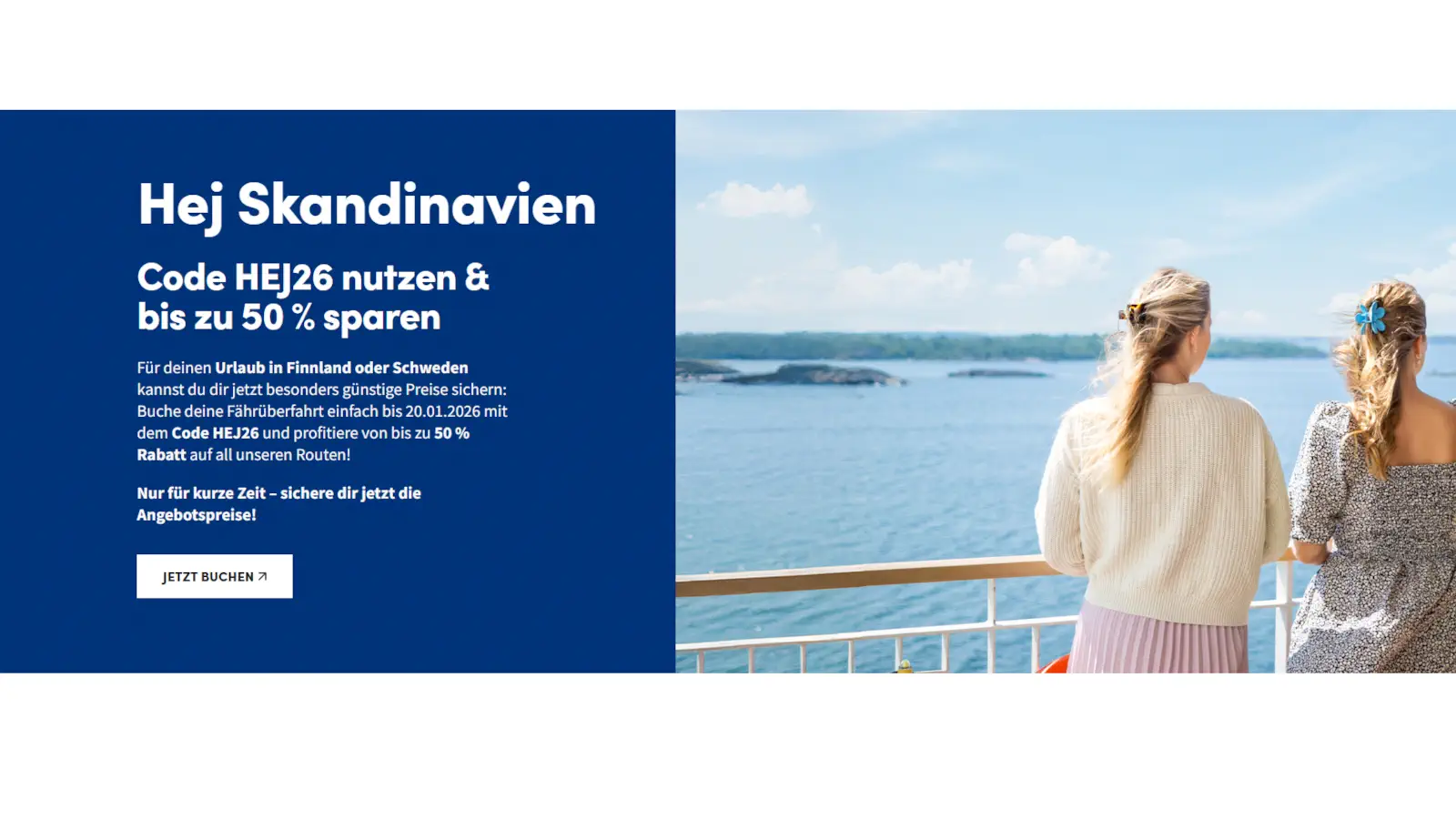 Oferta wczesnej rezerwacji Finnlines Hej 2026 - do 55% zniżki
