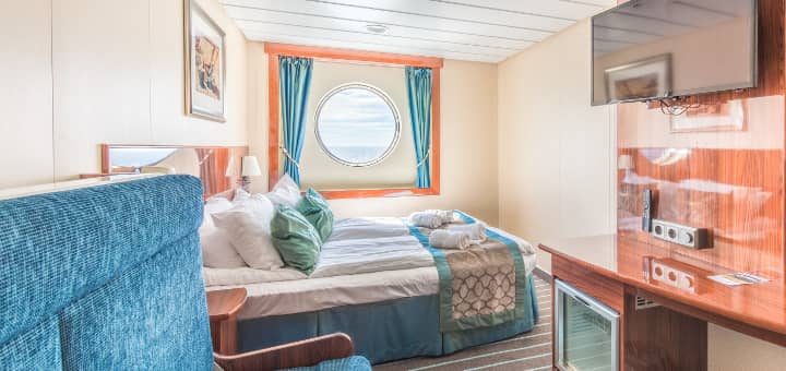 Fjord Line Widok na kabinę DeLuxe