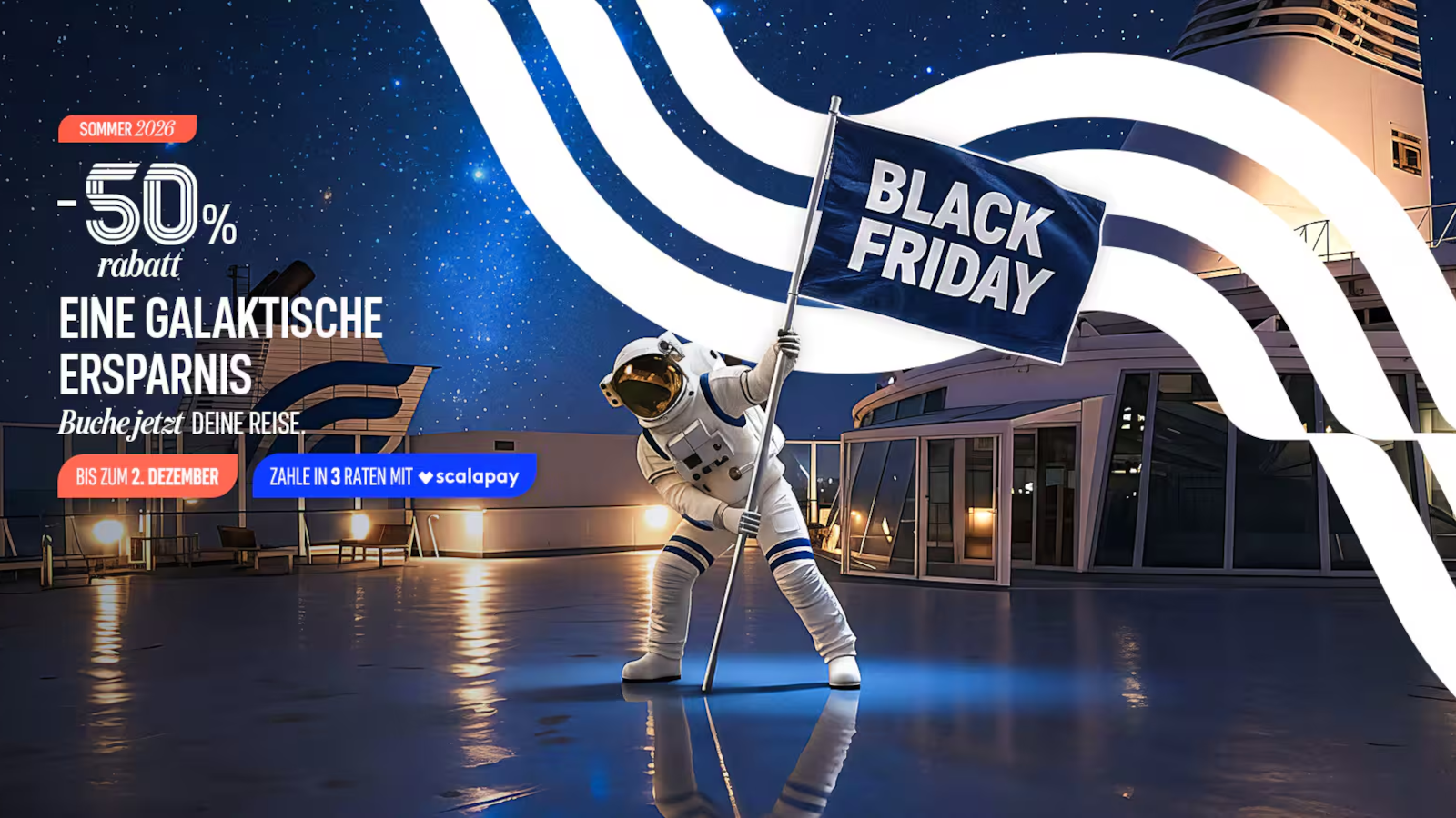 Grandi Navi Veloci - GNV Black Friday 2025 z 50% zniżką na wszystkie połączenia promowe