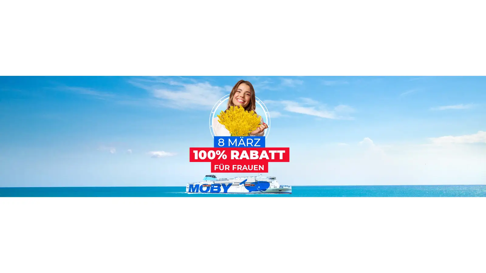 Moby Lines zniżka na Dzień Kobiet