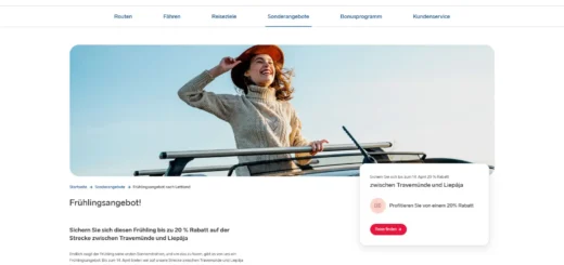 Stena Line Wiosenna oferta z 20% zniżką do Łotwy