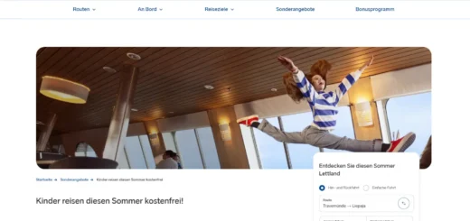 Ze Stena Line dzieci podróżują bezpłatnie na promie do Łotwy.