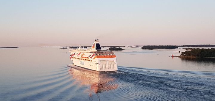 Bałtycki prom Baltic Queen z przedsiębiorstwa żeglugowego Tallink Silja Line.