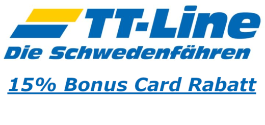 TT-Line Zniżka na Kartę Bonusową - 15% zniżki na taryfy SMART i FLEX