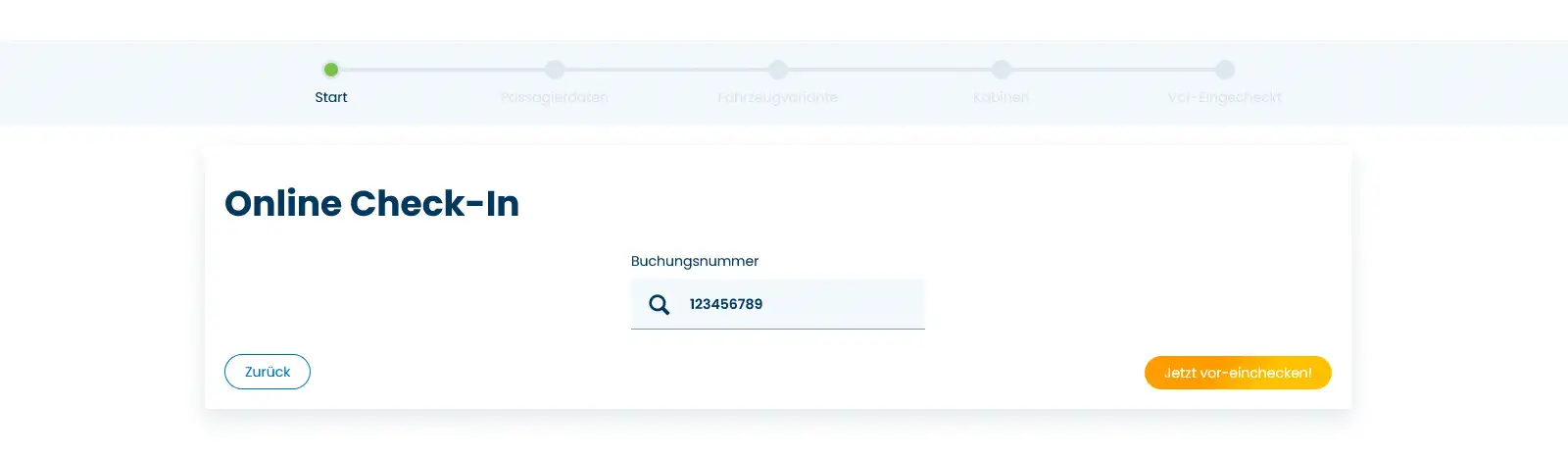 Odprawa online My TT-Line - Wprowadź numer rezerwacji