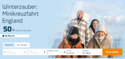 Zimowa oferta DFDS z 50% zniżką na mini rejs z Amsterdamu do Newcastle.